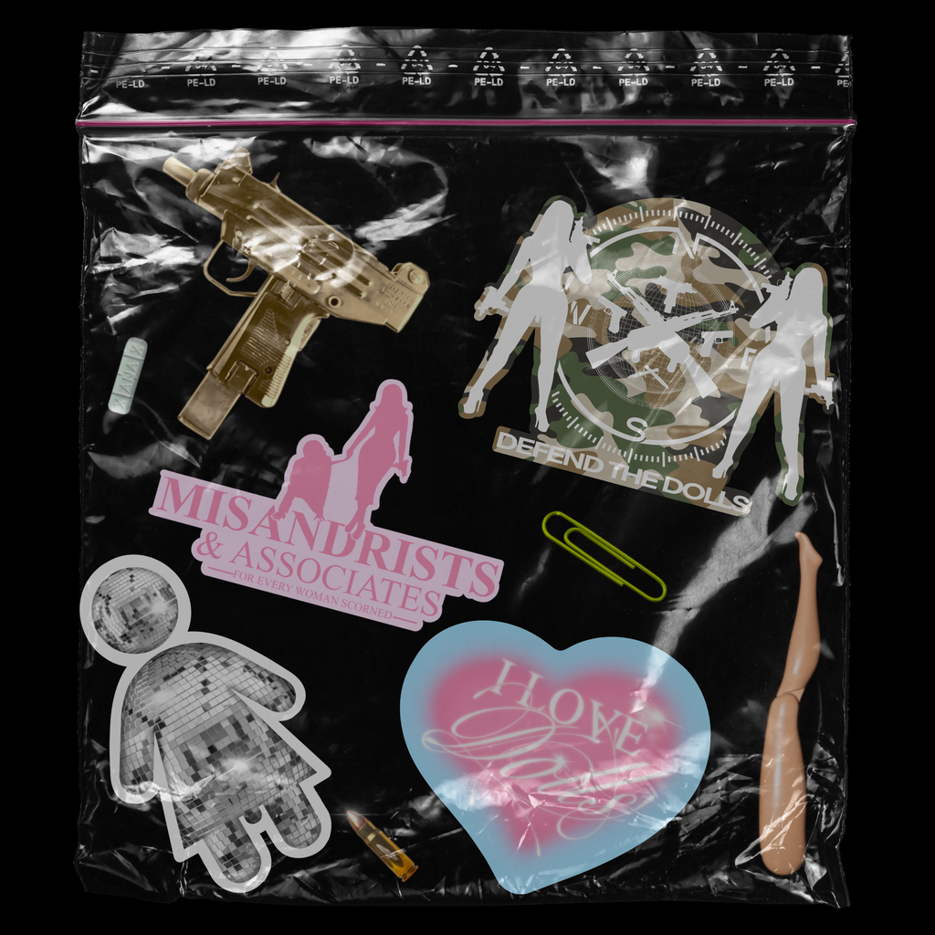 Doll defense sticker stash